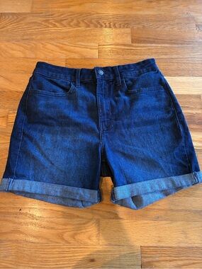 Old Navy Dark Roll-Cuff Denim Shorts